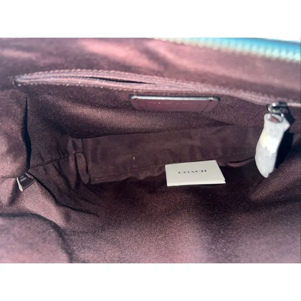 🔥🎁NWT! Coach KACEY Satchel Leather Handbag Forest C6229 Msrp:$350.00 - Picture 4 of 6